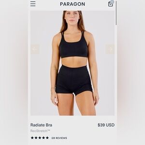 Paragon sports bra like new!